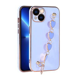 Apple iPhone 13 Case Zore Kalbim Cover Lila