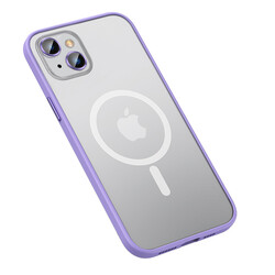 Apple iPhone 13 Case Zore Mokka Wireless Cover Lila