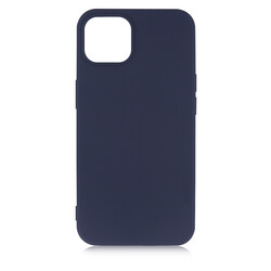 Apple iPhone 13 Case Zore Premier Silicon Cover Navy blue