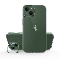 Apple iPhone 13 Case Zore Skuba Cover Dark Green