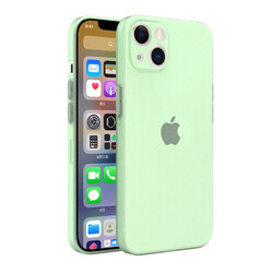 Apple iPhone 13 Case ​​Zore Tiny Cover Açık Yeşil