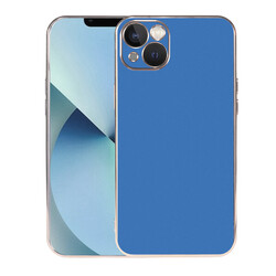 Apple iPhone 13 Case Zore Viyana Cover Saks Blue