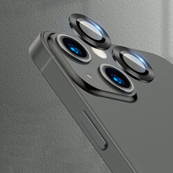 Apple iPhone 13 CL-04 Kamera Lens Koruyucu Siyah
