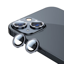 Apple iPhone 13 CL-06 Kamera Lens Koruyucu Siyah