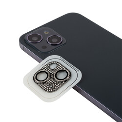 Apple iPhone 13 CL-08 Kamera Lens Koruyucu Siyah