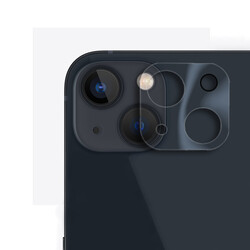 Apple iPhone 13 Go Des Lens Shield Kamera Lens Koruyucu Renksiz
