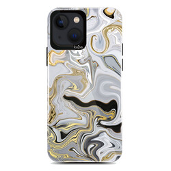 Apple iPhone 13 Kılıf Kajsa Shield Plus Abstract Serisi Arka Kapak NO4