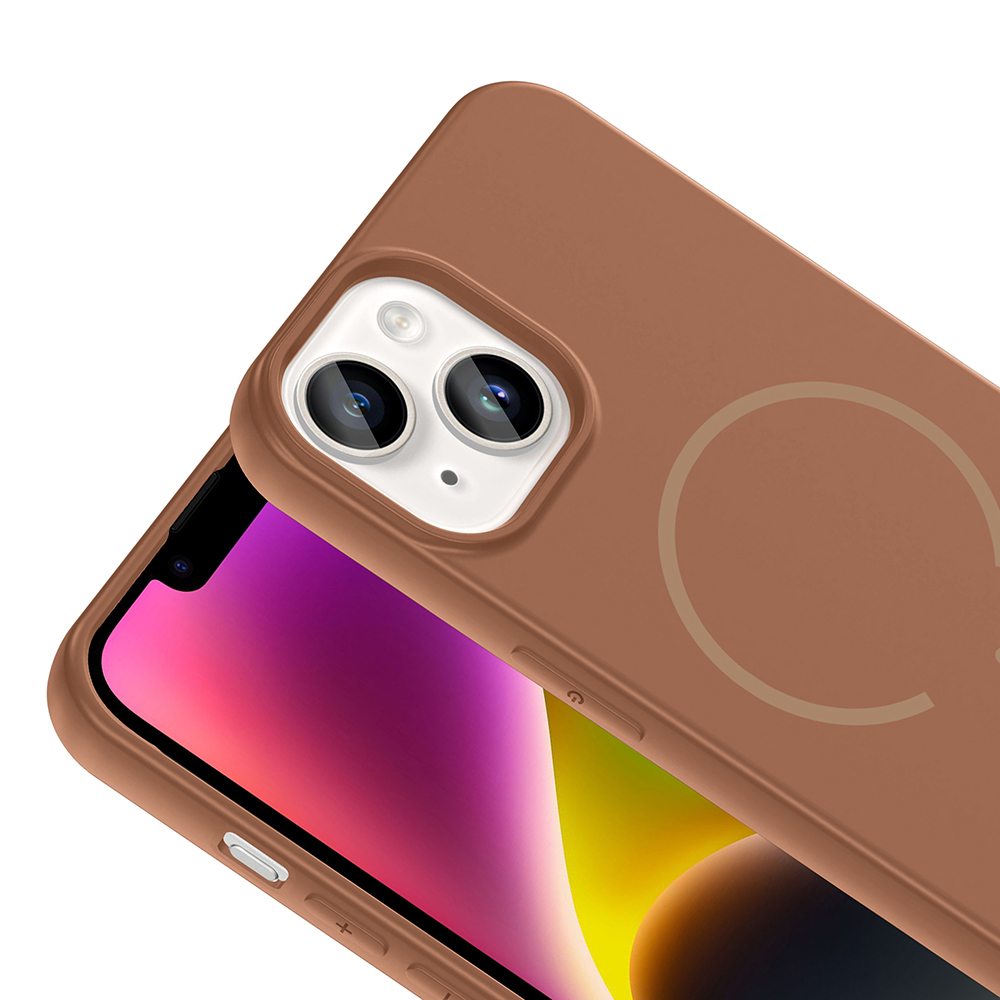 Apple iPhone 13 Kılıf M-safe Şarj Özellikli Zore Meta Kapak - 17