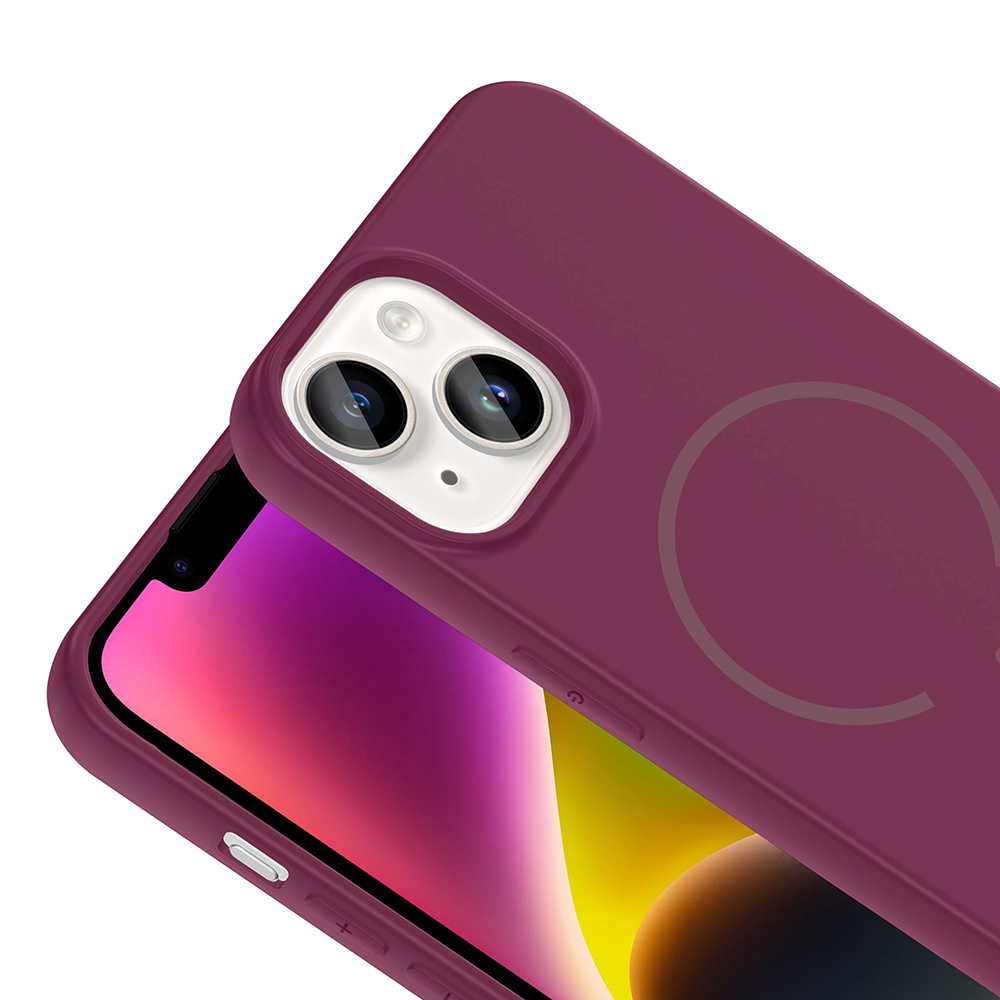 Apple iPhone 13 Kılıf M-safe Şarj Özellikli Zore Meta Kapak - 20