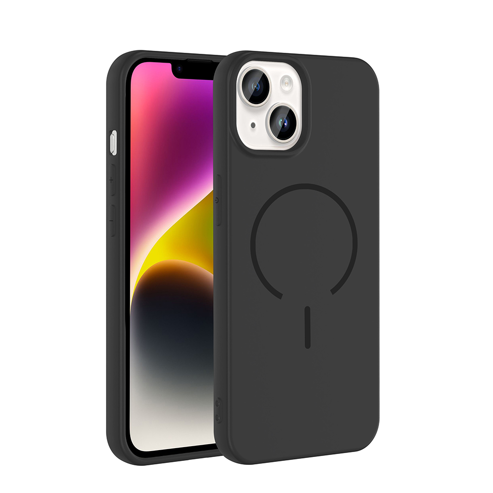 Apple iPhone 13 Kılıf M-safe Şarj Özellikli Zore Meta Kapak - 3