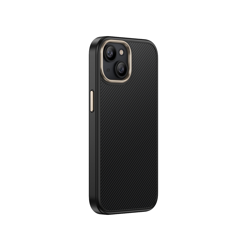 Apple iPhone 13 Kılıf M-safe Şarj Özellikli Karbon Fiber Görünümlü Zore Antina Kapak - 7