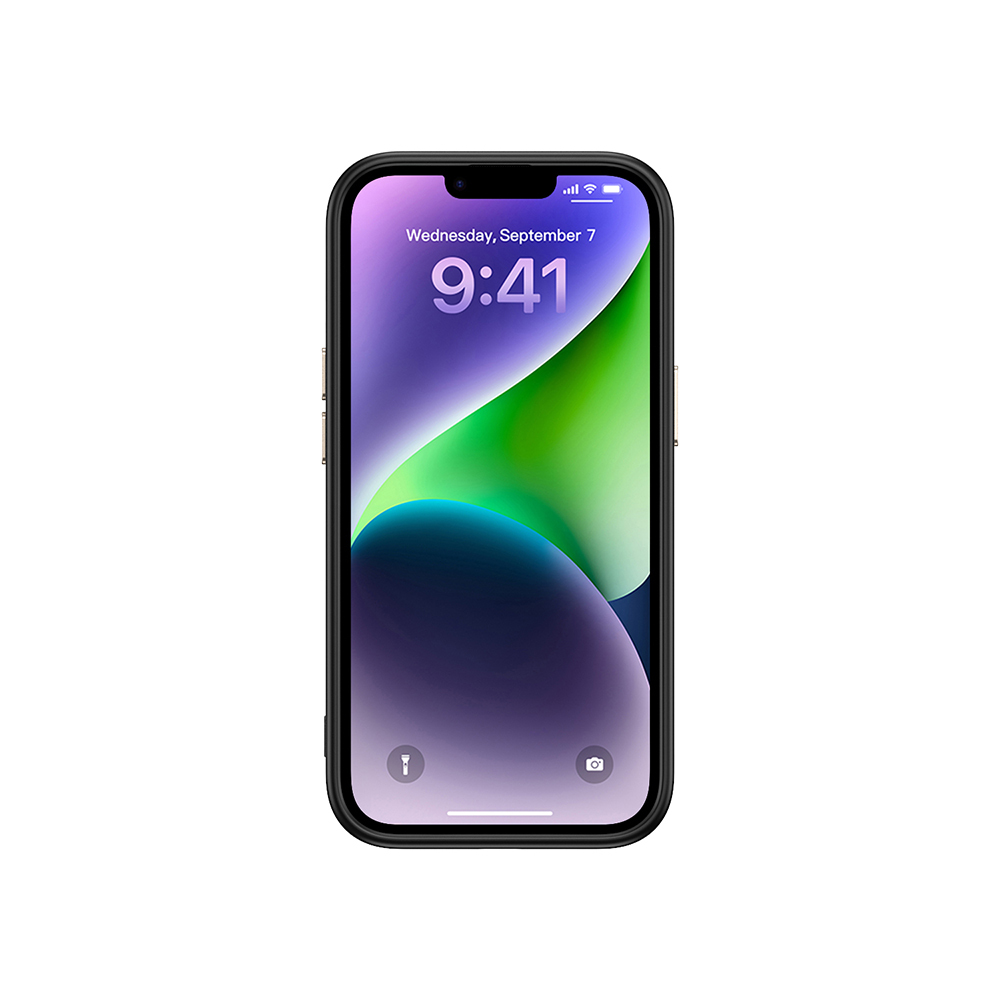 Apple iPhone 13 Kılıf M-safe Şarj Özellikli Karbon Fiber Görünümlü Zore Antina Kapak - 16