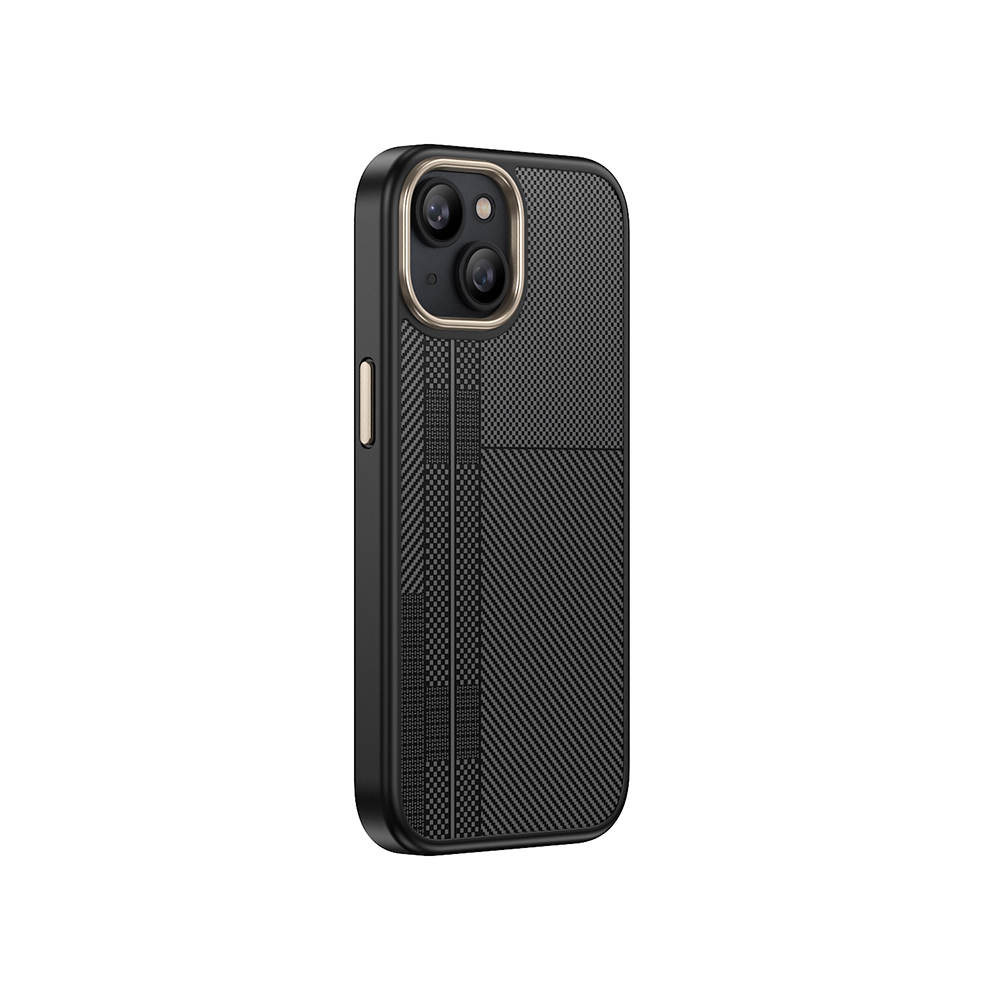 Apple iPhone 13 Kılıf M-safe Şarj Özellikli Karbon Fiber Görünümlü Zore Antina Kapak - 12