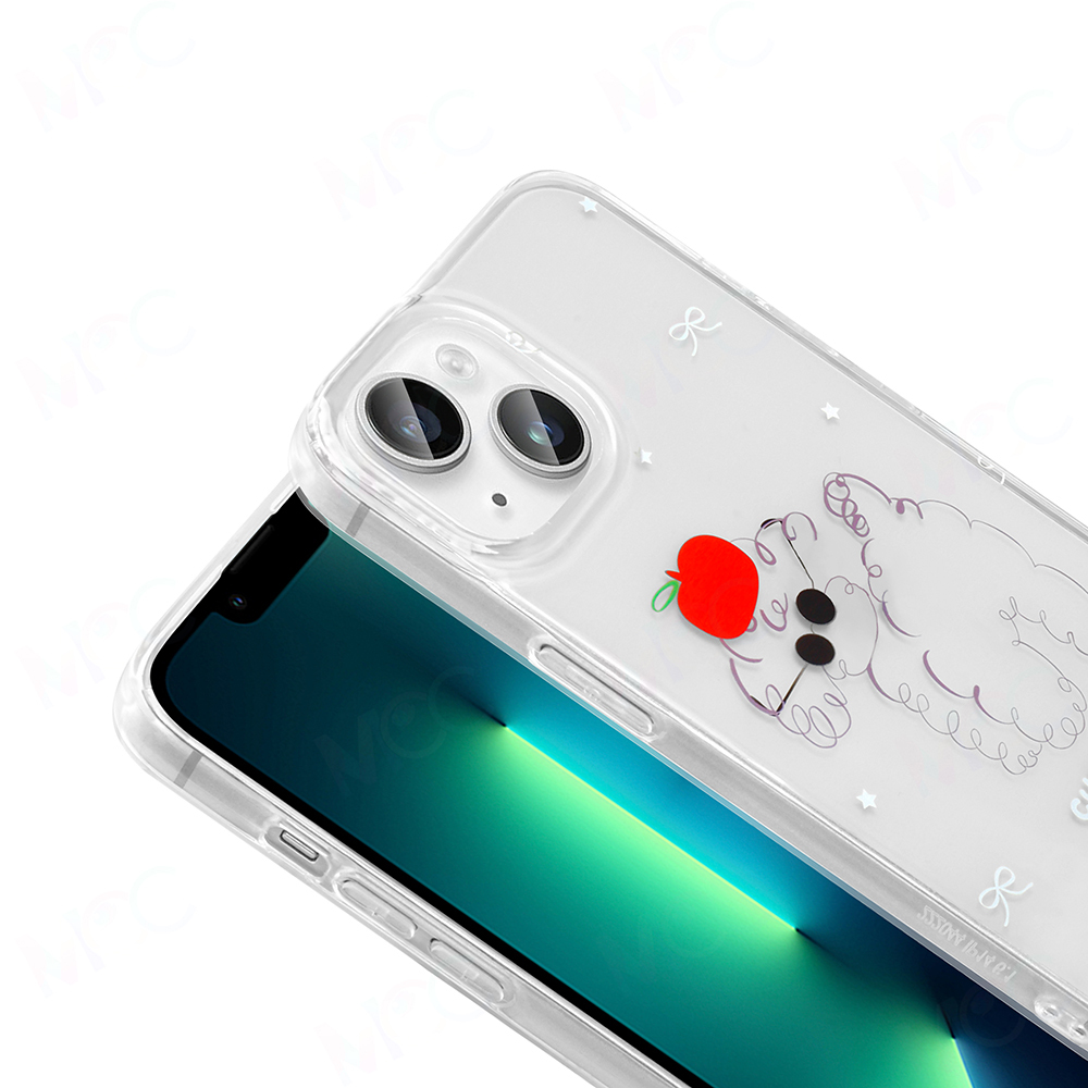 Apple iPhone 13 Kılıf Şeffaf Figürlü Zore Folk Sert Kapak - 12
