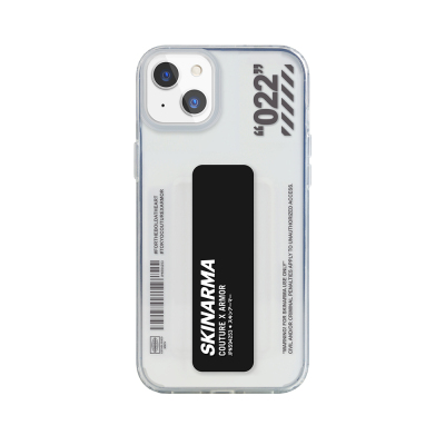 Apple iPhone 13 Kılıf Skinarma Şeffaf Desenli Kaze Kapak Şeffaf