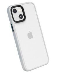 Apple iPhone 13 Kılıf ​​Zore Cann Kapak Beyaz