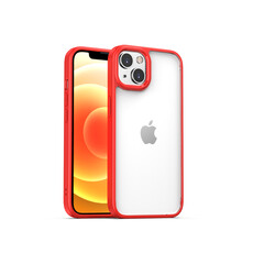 Apple iPhone 13 Kılıf Zore Hom Silikon Kırmızı