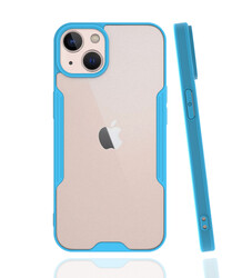 Apple iPhone 13 Kılıf Zore Parfe Kapak Mavi
