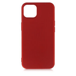 Apple iPhone 13 Kılıf Zore Premier Silikon Kapak Kırmızı