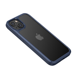 Apple iPhone 13 Kılıf Zore Roll Kapak Mavi