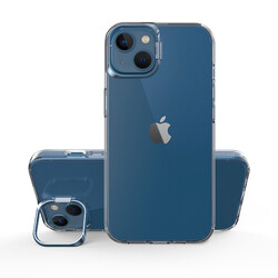 Apple iPhone 13 Kılıf Zore Skuba Kapak Mavi