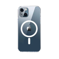 Apple iPhone 13 Kılıf Zore Tacsafe Wireless Kapak Renksiz