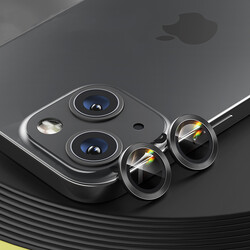 Apple iPhone 13 Mini Benks New KR Kamera Lens Koruyucu Siyah