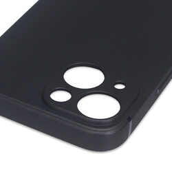 Apple iPhone 13 Mini Case Zore iMax Silicon Black