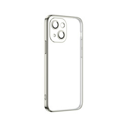 Apple iPhone 13 Mini Case Zore Krep Cover Silver