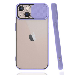 Apple iPhone 13 Mini Case Zore Lensi Cover Lila