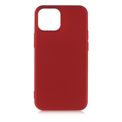 Apple iPhone 13 Mini Case Zore Premier Silicon Cover Red