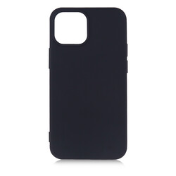 Apple iPhone 13 Mini Case Zore Premier Silicon Cover Black