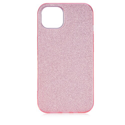 Apple iPhone 13 Mini Case Zore Shining Silicon Rose Gold