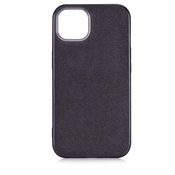 Apple iPhone 13 Mini Case Zore Shining Silicon Black