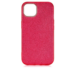 Apple iPhone 13 Mini Case Zore Shining Silicon Red