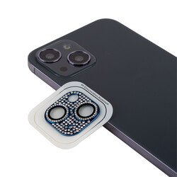 Apple iPhone 13 Mini CL-08 Kamera Lens Koruyucu Mavi