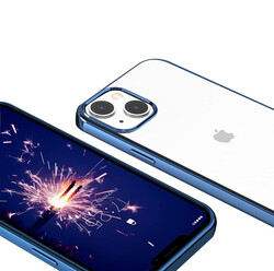 Apple iPhone 13 Mini Kılıf Zore Pixel Kapak Mavi