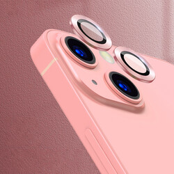 Apple iPhone 13 Mini Zore CL-02 Camera Lens Protector Pink