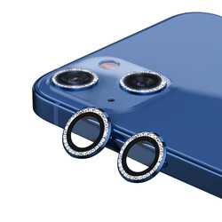 Apple iPhone 13 Mini Zore CL-06 Camera Lens Protector Blue