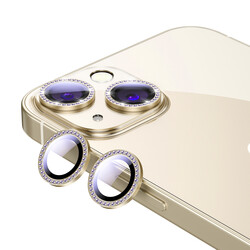 Apple iPhone 13 Mini Zore CL-06 Camera Lens Protector Gold