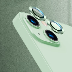 Apple iPhone 13 Mini Zore CL-07 Camera Lens Protector Açık Yeşil