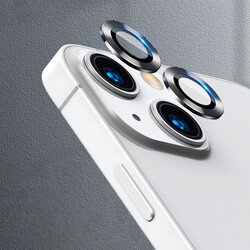 Apple iPhone 13 Mini Zore CL-07 Kamera Lens Koruyucu Koyu Gri