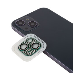 Apple iPhone 13 Mini Zore CL-08 Camera Lens Protector Dark Green