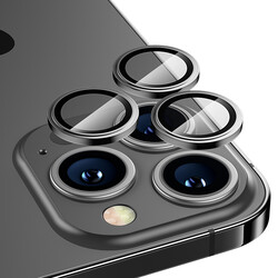 Apple iPhone 13 Pro Benks King Kong Kamera Lens Koruyucu Siyah