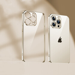 Apple iPhone 13 Pro Benks Matte Electroplated TPU Kapak Gold