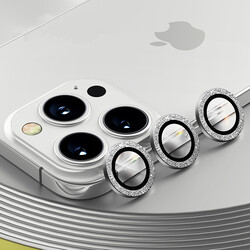 Apple iPhone 13 Pro Benks New KR Kamera Lens Koruyucu Gümüş