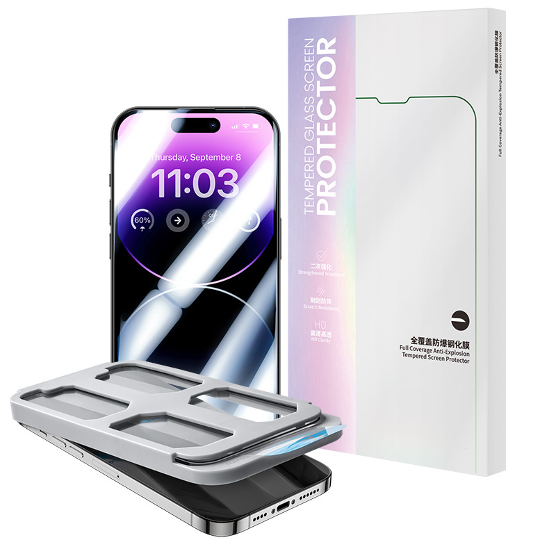 Apple iPhone 13 Pro Benks V Pro Ultra Shield 0.3mm Ekran Koruyucu + Kolay Uygulama Aparatlı - 4