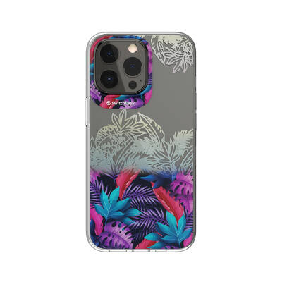 Apple iPhone 13 Pro Case Double IMD Printed Licensed Switcheasy Artist Henri Rousseau Cover Purple