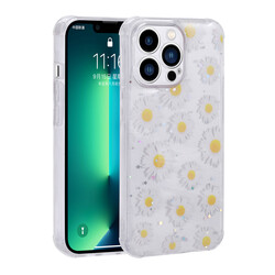 Apple iPhone 13 Pro Case Glittery Patterned Camera Protected Shiny Zore Popy Cover Papatya