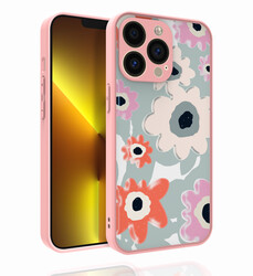 Apple iPhone 13 Pro Case Patterned Camera Protected Glossy Zore Nora Cover NO5